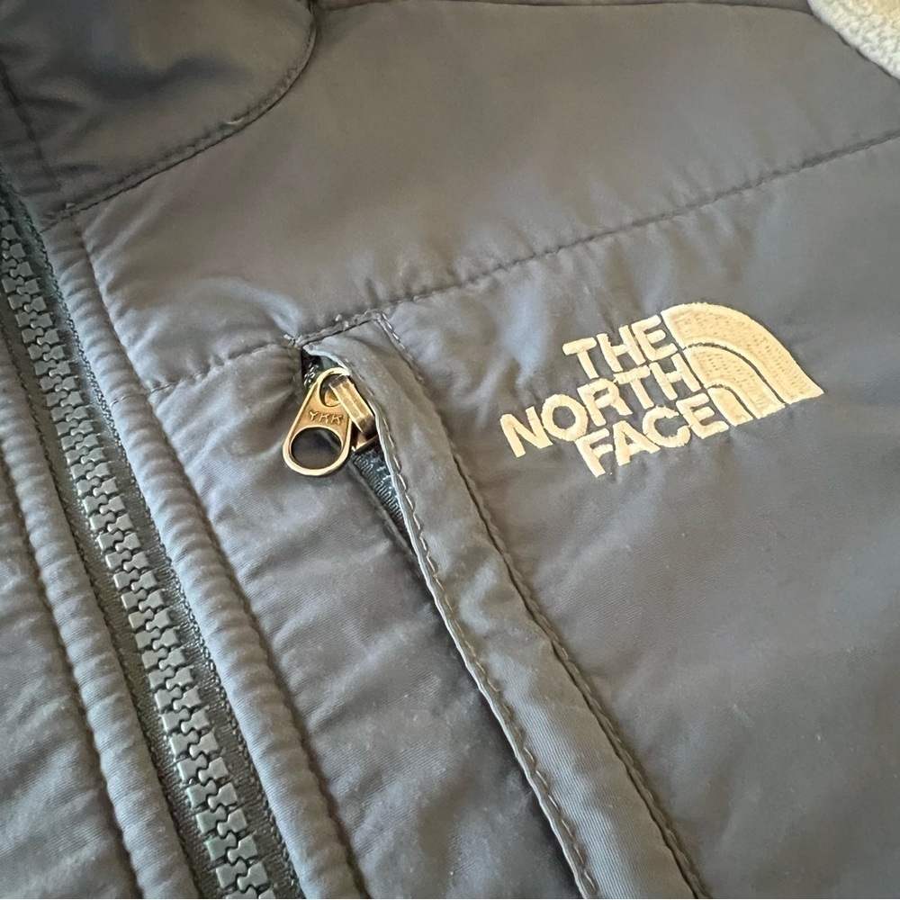 THE NORTH FACE Powder Blue Thick Fleece Jacket Long Sleeve Zip Up XS Polartech - Picture 3 of 15